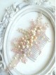 Luxury Bridal Hair Comb with Swarovski Crystals and Pearls - Kiss of Tenderness Luxury Bridal Hair Comb with Swarovski Crystals and Pearls - Kiss of Tenderness