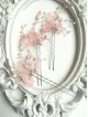 Romantic Floral Pink Wedding Hair Pins set of 3 - Sakura Blossom Romantic Floral Pink Wedding Hair Pins set of 3 - Sakura Blossom