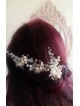 Elegant Peach Bridal Hair Pins set of 3 - Stunning Tenderness